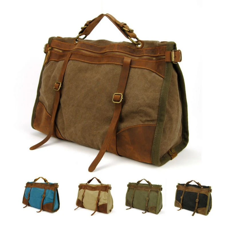 Canvas & Leather Duffle
