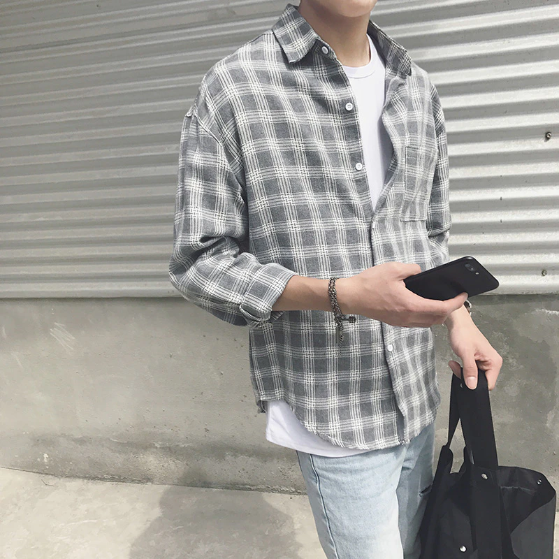 Loose Plaid Flannel