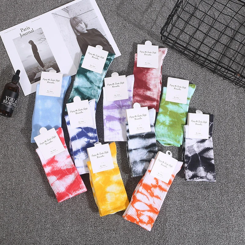 Tie-Dye Crew Socks
