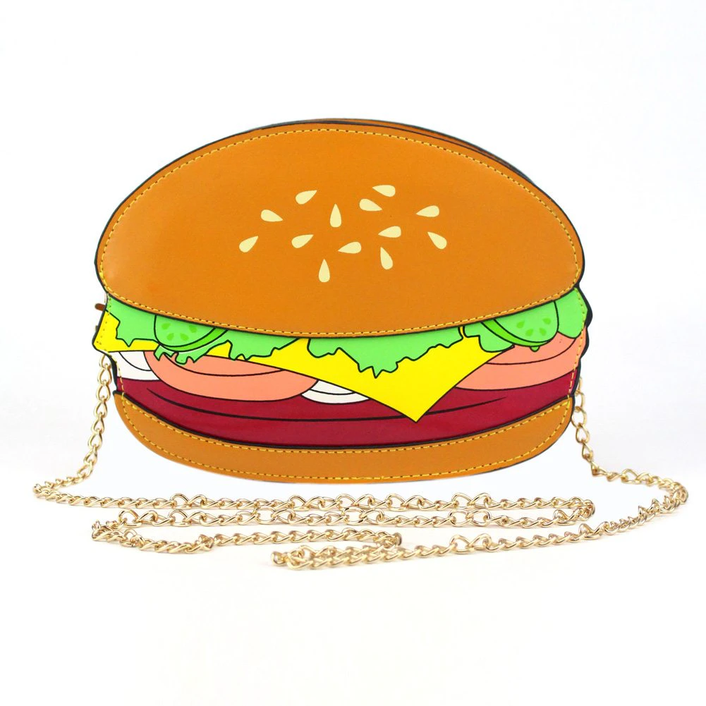 Hamburger Cartoon Purse