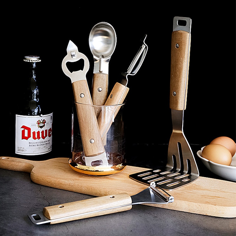 Wood Handle Kitchen Utensils