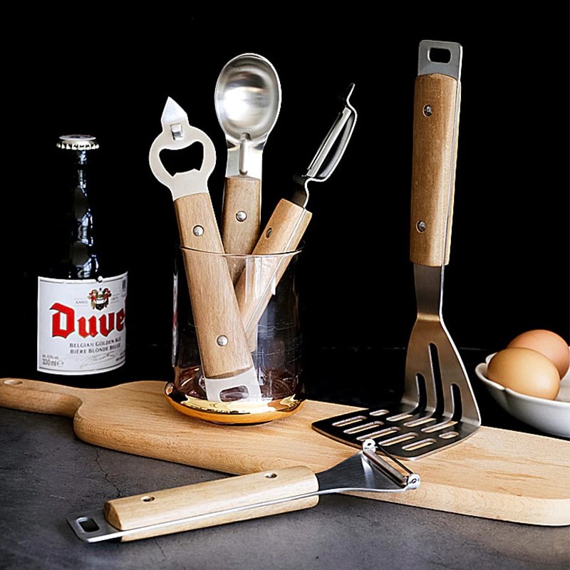 Wood Handle Kitchen Utensils