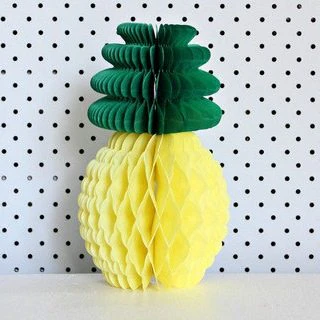 Paper Honeycomb Pineapple Decoration