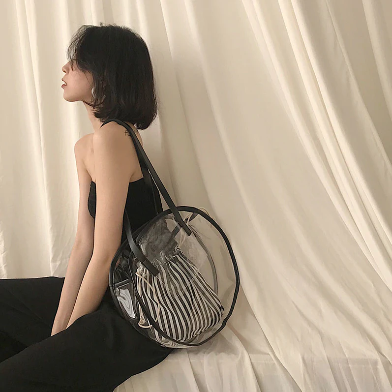 Transparent Large Round Bag