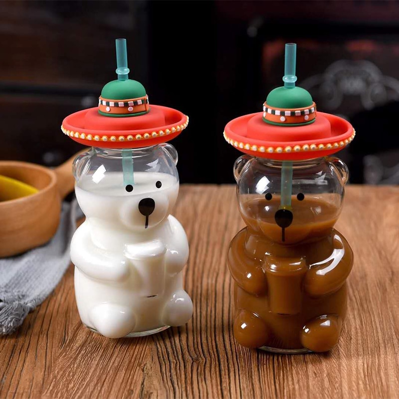 Bear Straw Bottle