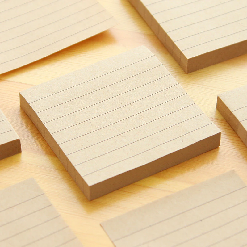 Kraft Lined Paper Sticky Note