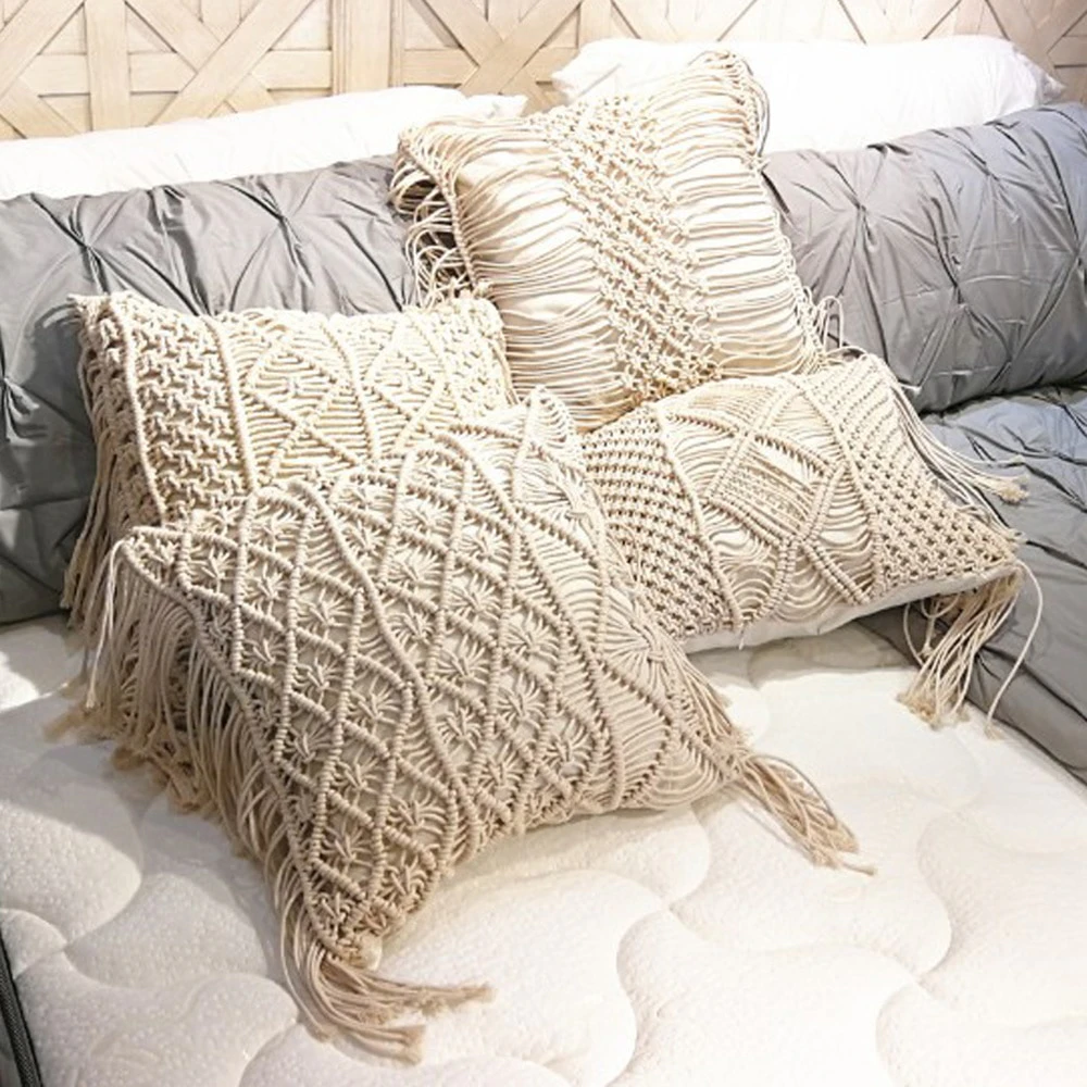 Macrame Throw Pillow