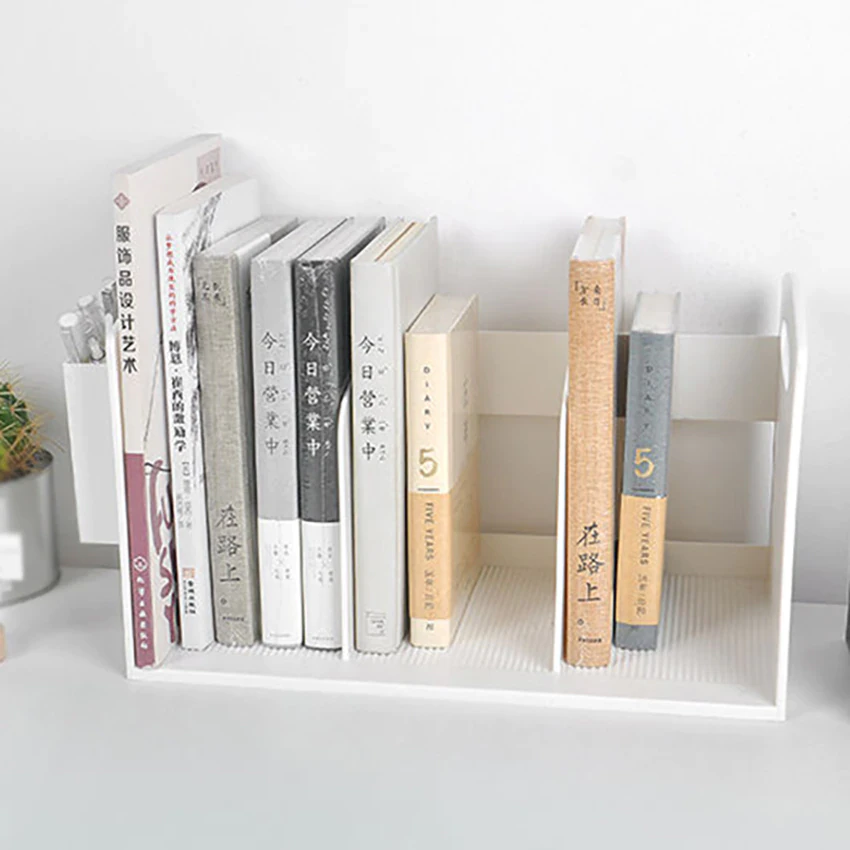 White Desktop Bookshelf