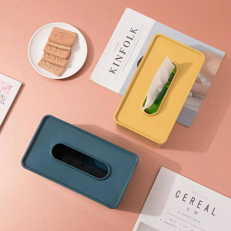 Muted Colour Tissue Box Container