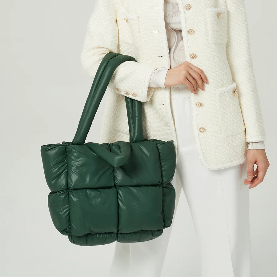 Quilted Puffy Tote