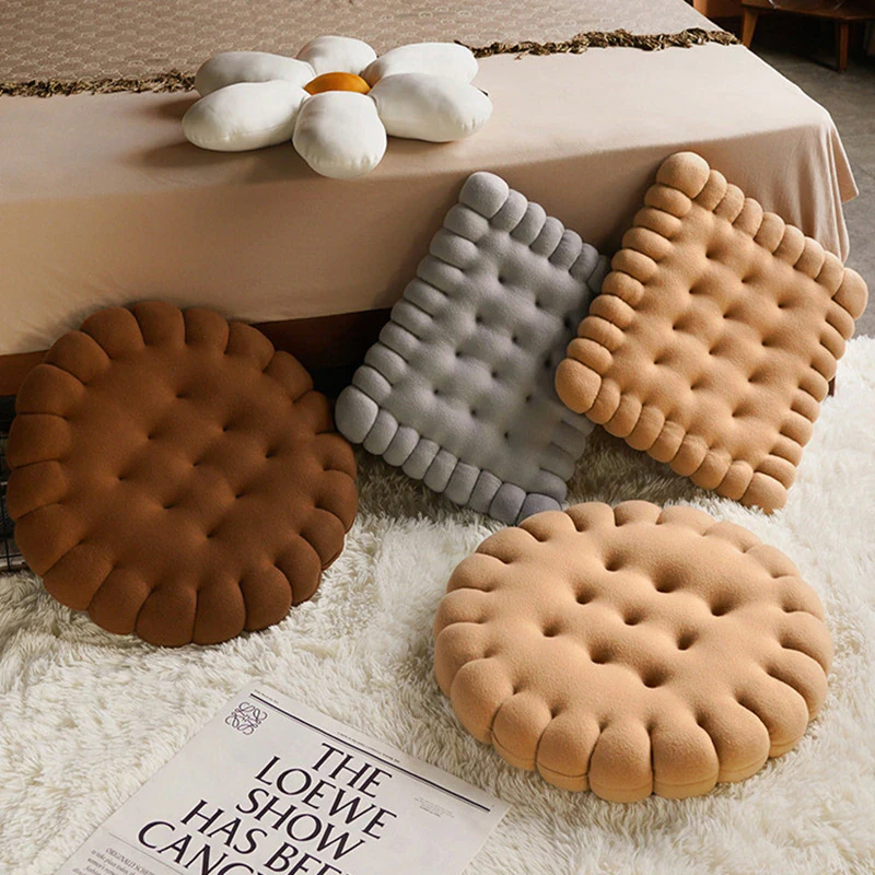 Plush Biscuit Cushion