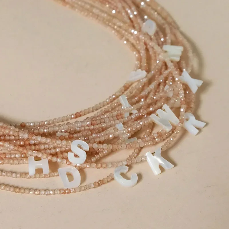 Beaded Letter Necklace