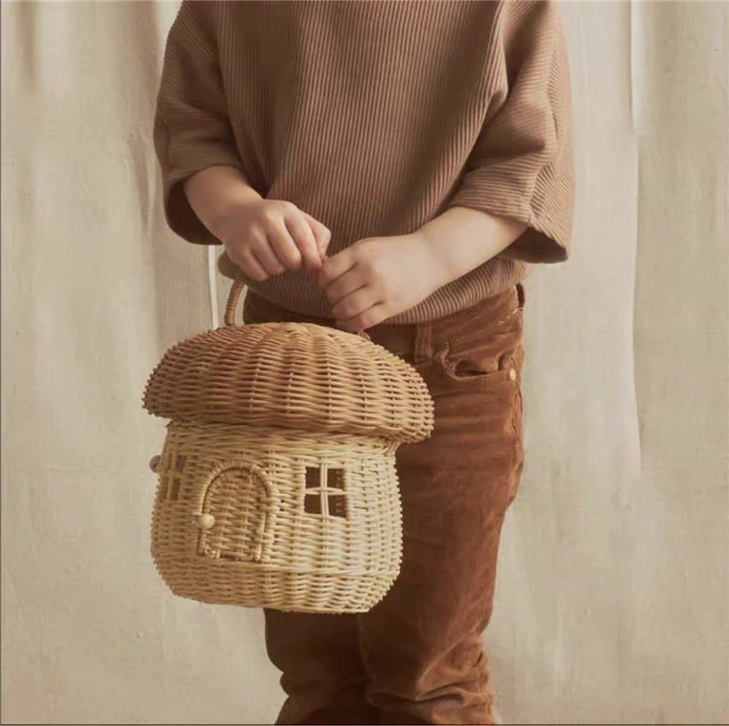Kids Nordic Mushroom Basket