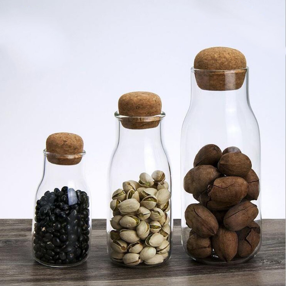 Cork Top Storage Jar