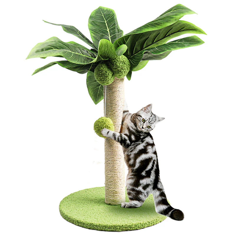 Leafy Cat Tree Scratcher