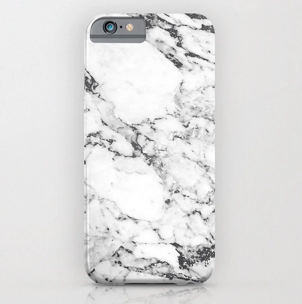 White Marble Iphone Cover