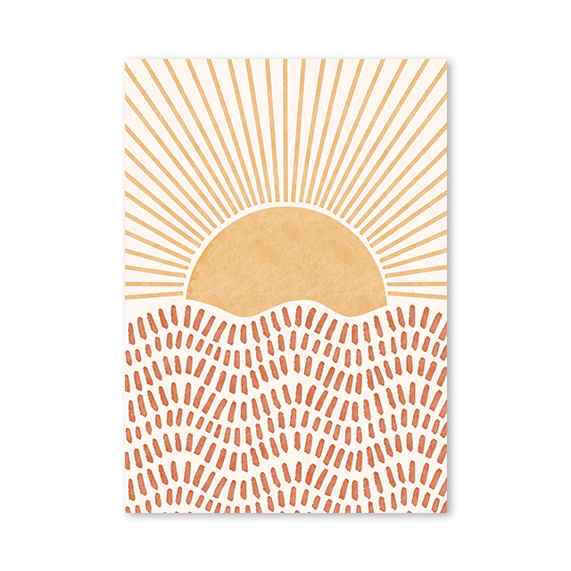 Boho Sun Print