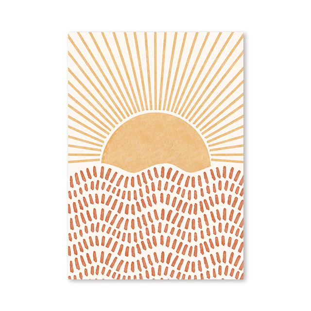 Boho Sun Print