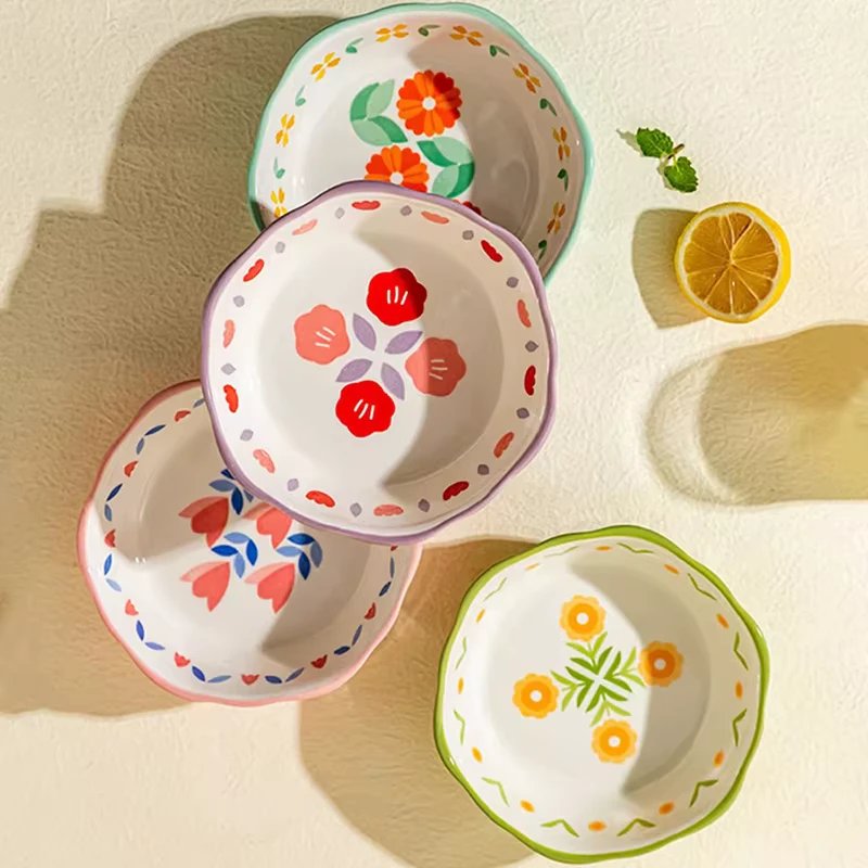 Ceramic Flower Bowl