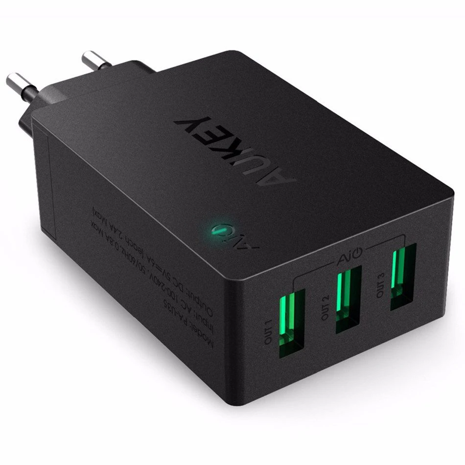 AUKEY 3-Port Wall Charger