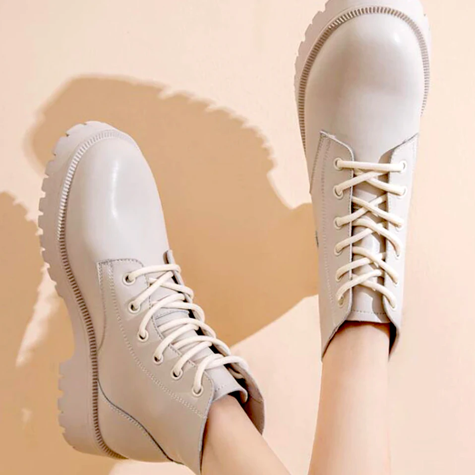 Leather British Moto Boot