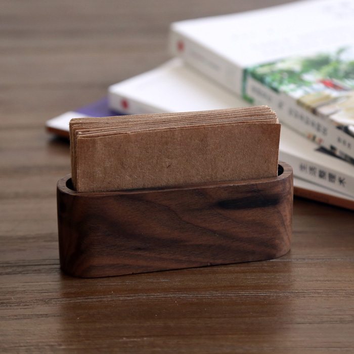Wooden Business Card Holder