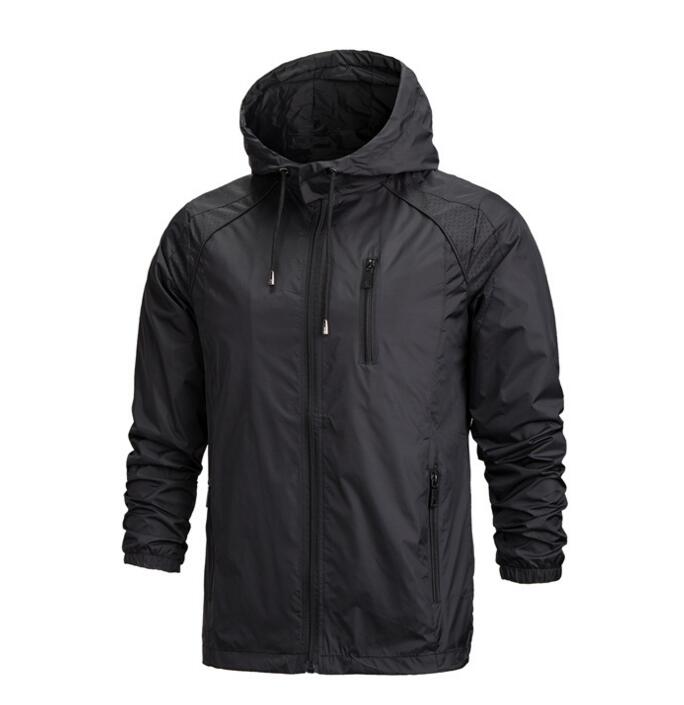 Mens Hooded Windbreaker