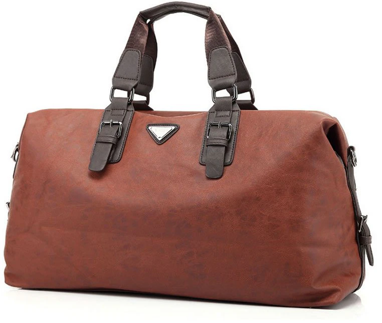 Vintage Leather Bomber Bag