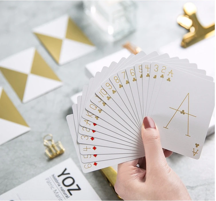 Gold New York Poker Cards