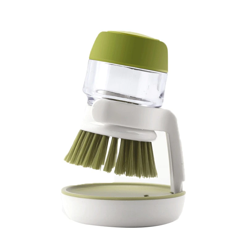 Soap Dispensing Brush & Holder