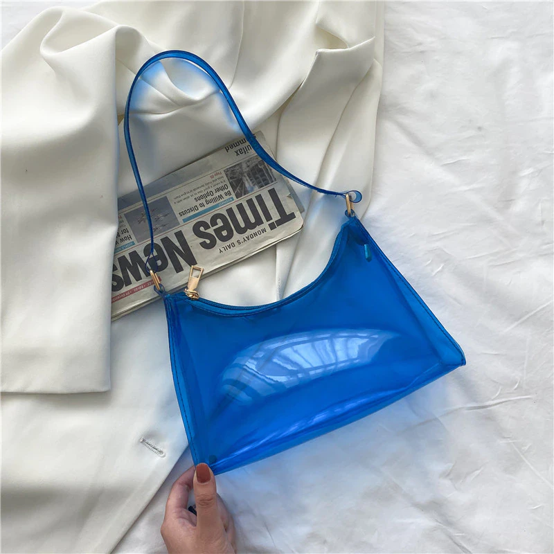 Transparent Neon Jelly Bag