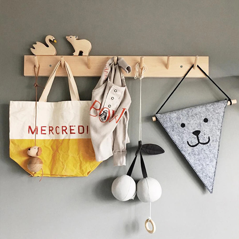 Wood Wall Hook Rack