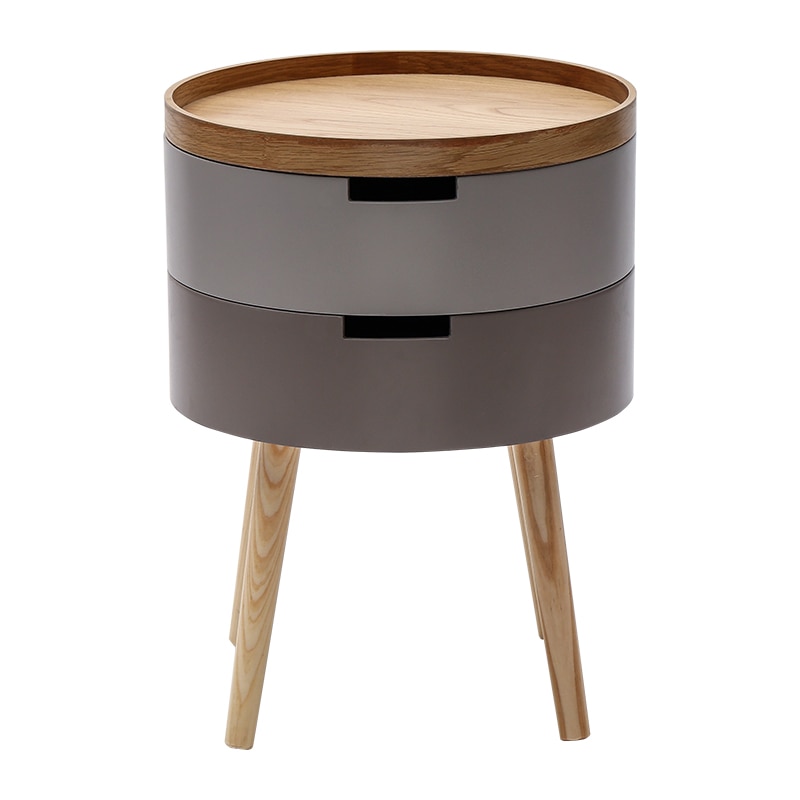 Round Modular Minimalist Side Table