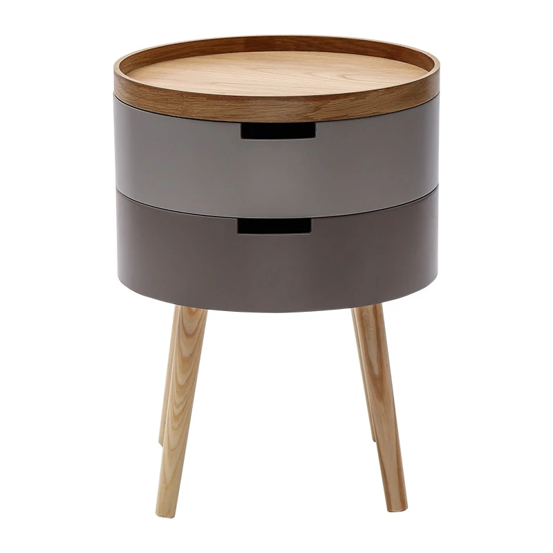 Round Modular Minimalist Side Table