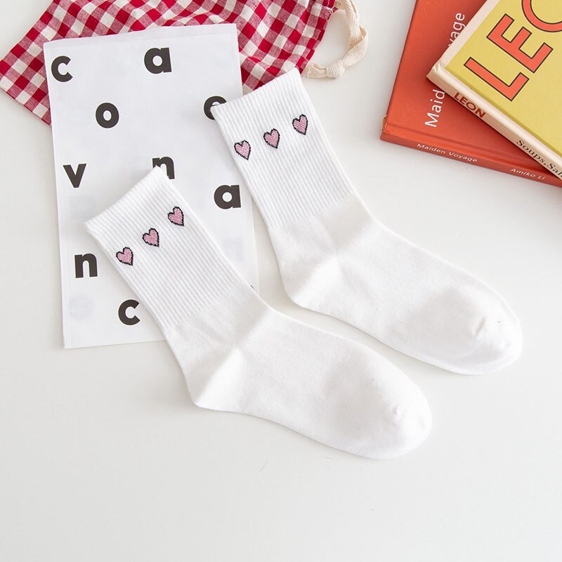 Cute Heart Socks