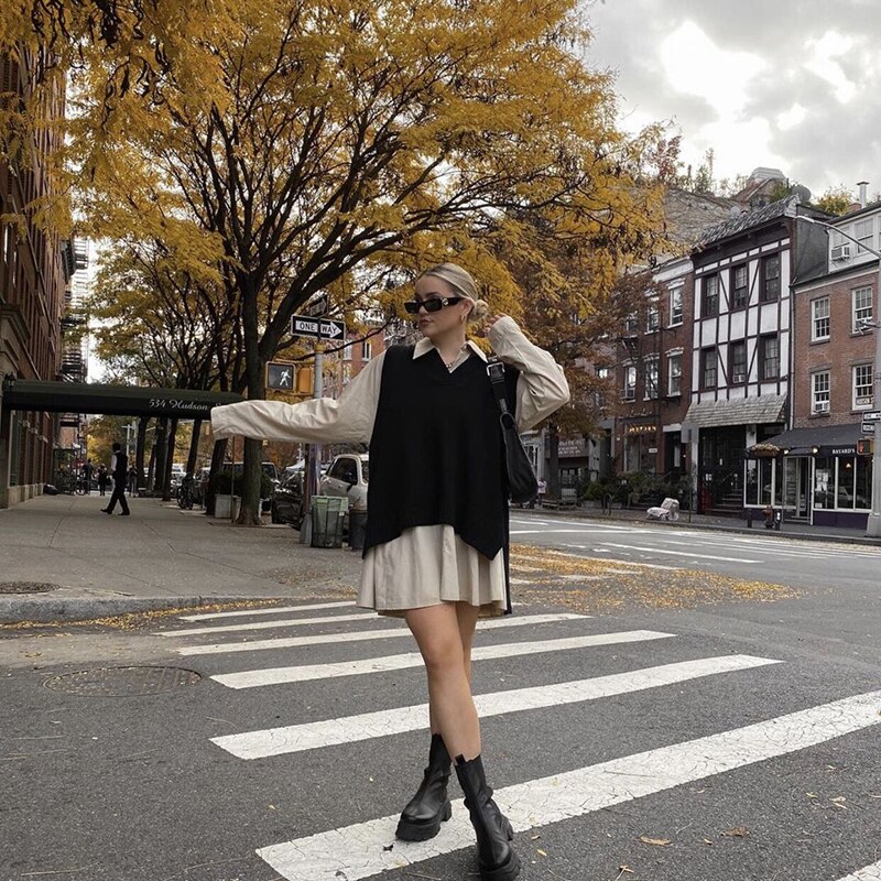 Long Sleeve Collar Dress