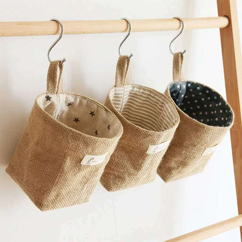 Jute Hanging Basket Organiser