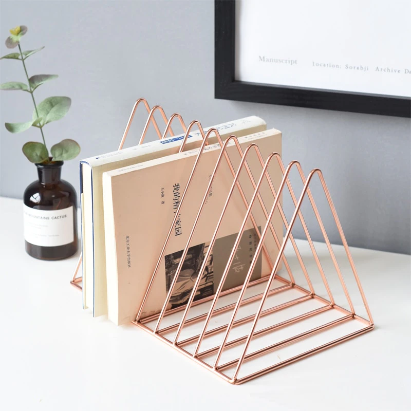 Rose Gold Magazine Rack