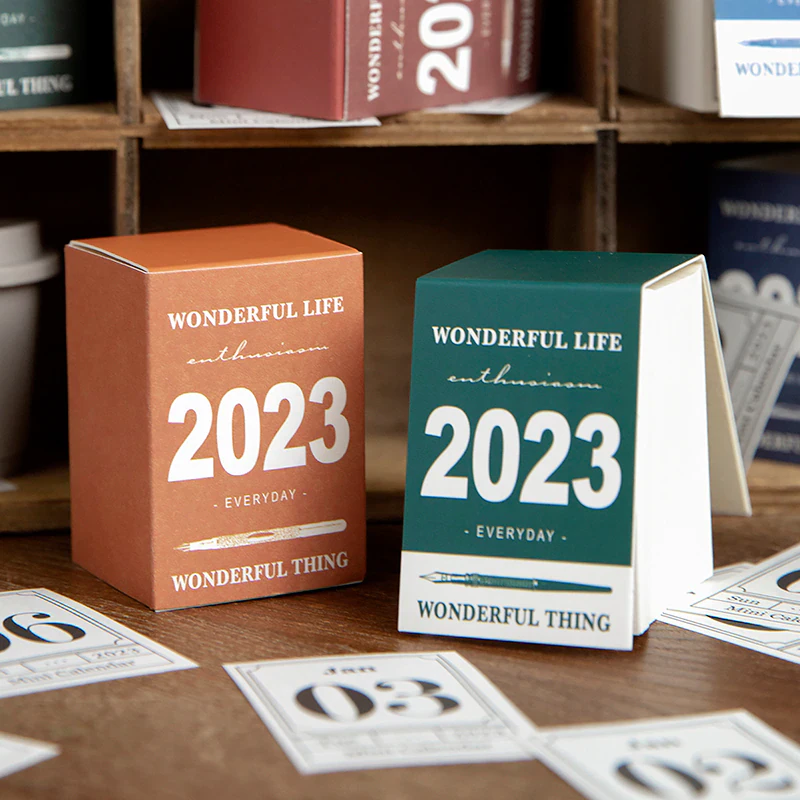 Mini Table Calendar