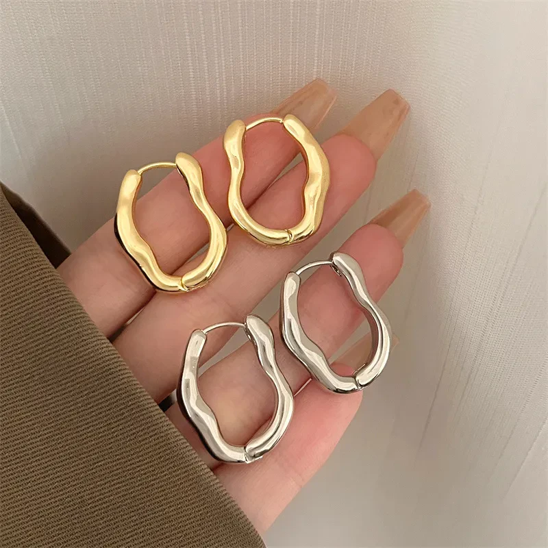 Irregular Hoop Earrings