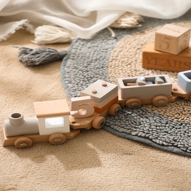 Wooden Birthday Train