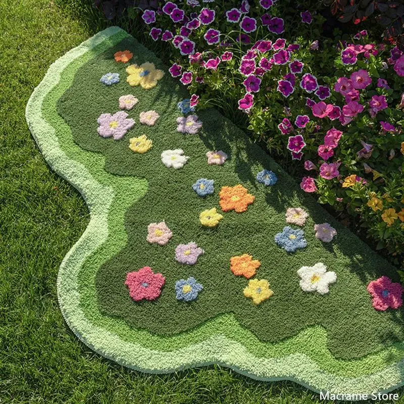 Floral Tufted Mat
