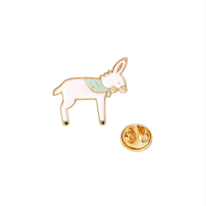 White Donkey Pin