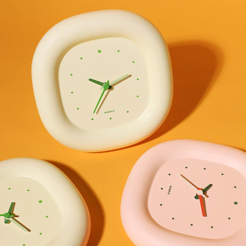 Pastel Bubble Clock