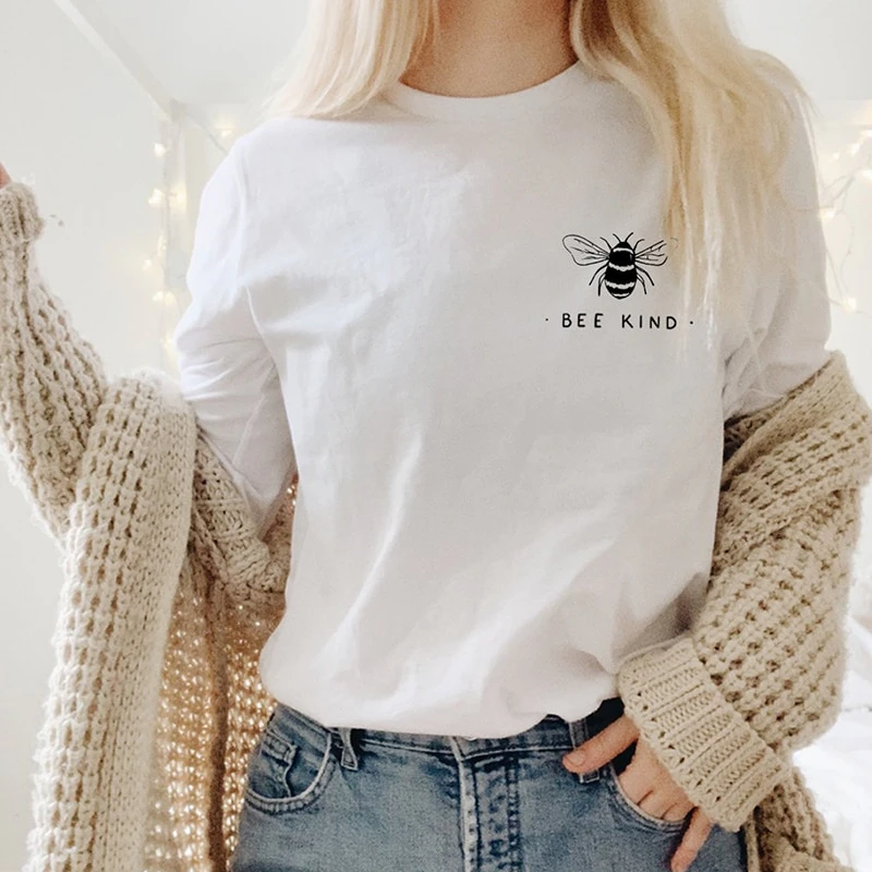 'Bee Kind' Print Tee