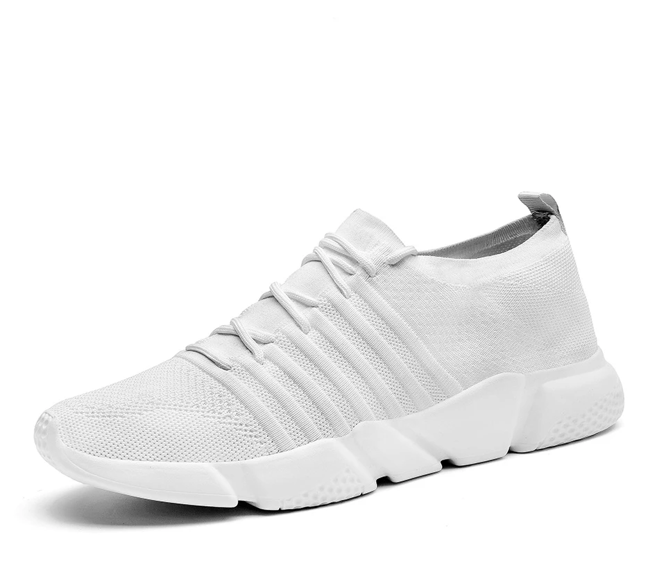 Mesh White Sneakers