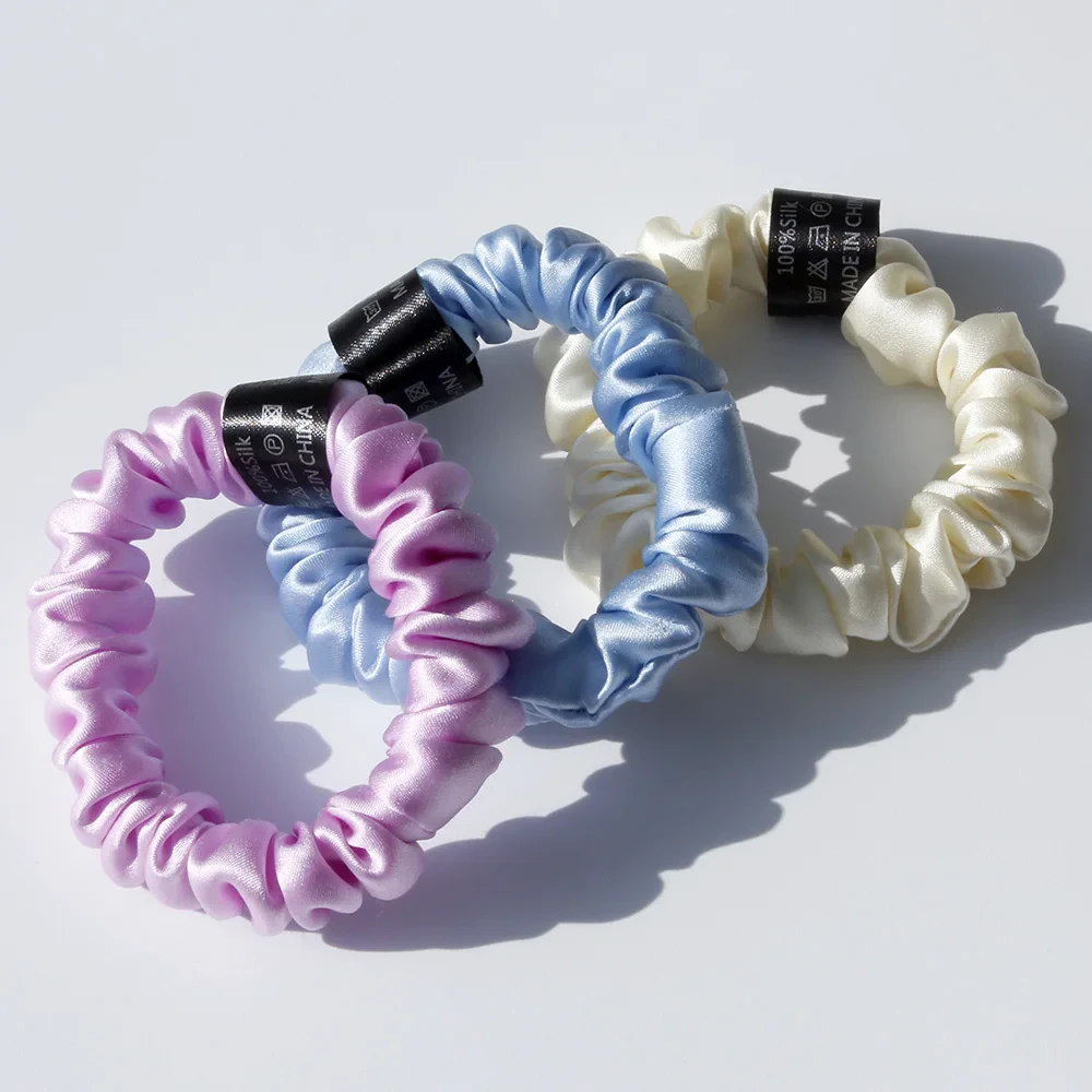 Silk Hair Scrunchies