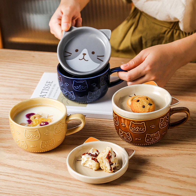 Ceramic Mug And Lid