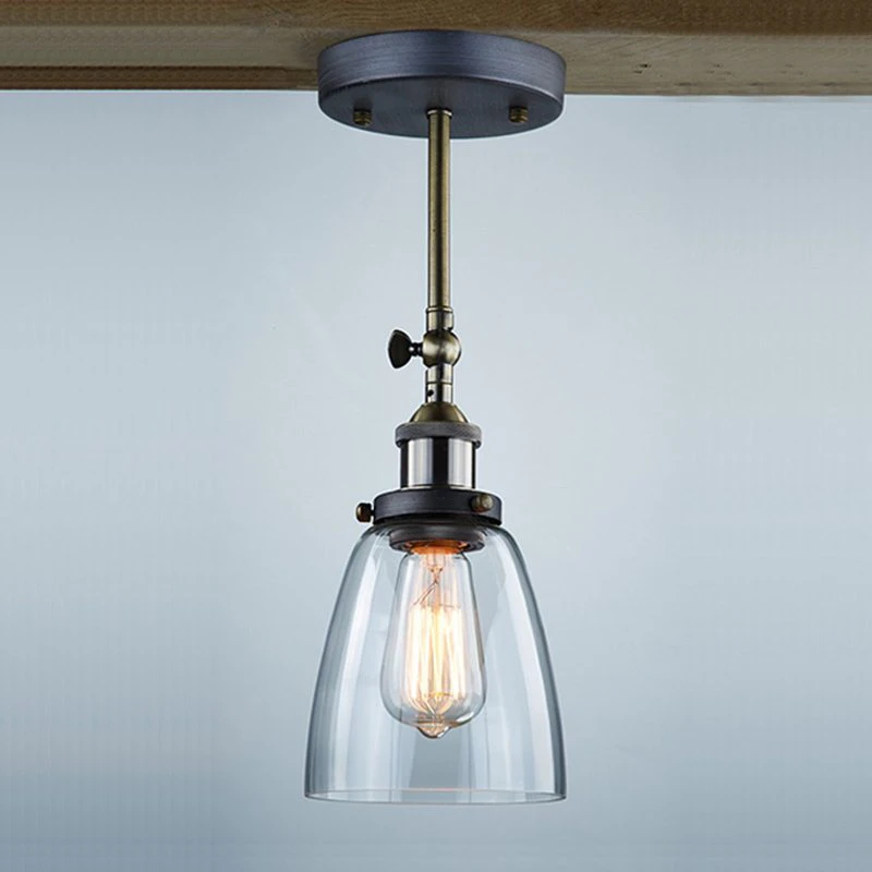 Vintage Hanging Pivot Lamp