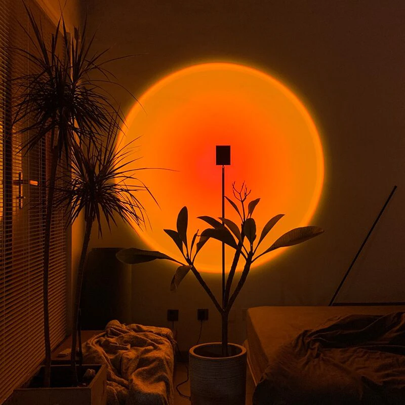 Sunset Coloured Floor Lamp